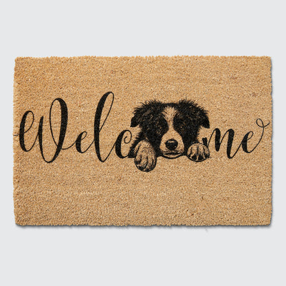 Border Collie Doormat