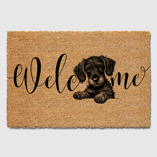 Wire-haired Dachshund Doormat