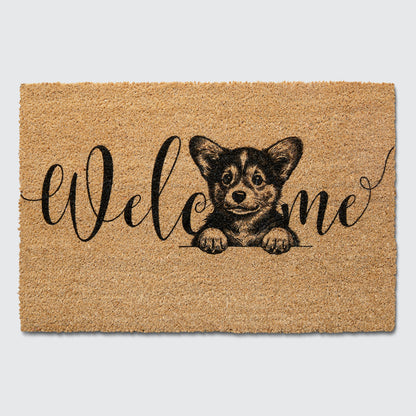 Corgi Doormat