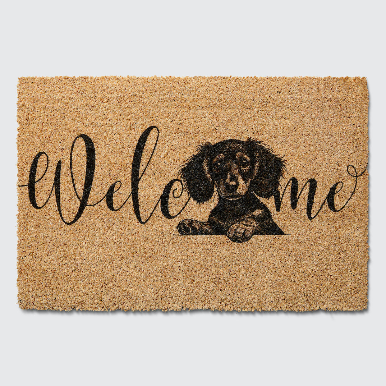 Long Haired Dachshund Doormat