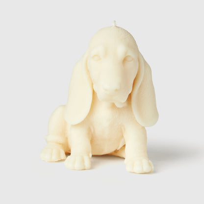 Copper The Basset Hound Candle