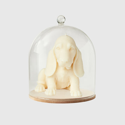 Copper The Basset Hound Candle